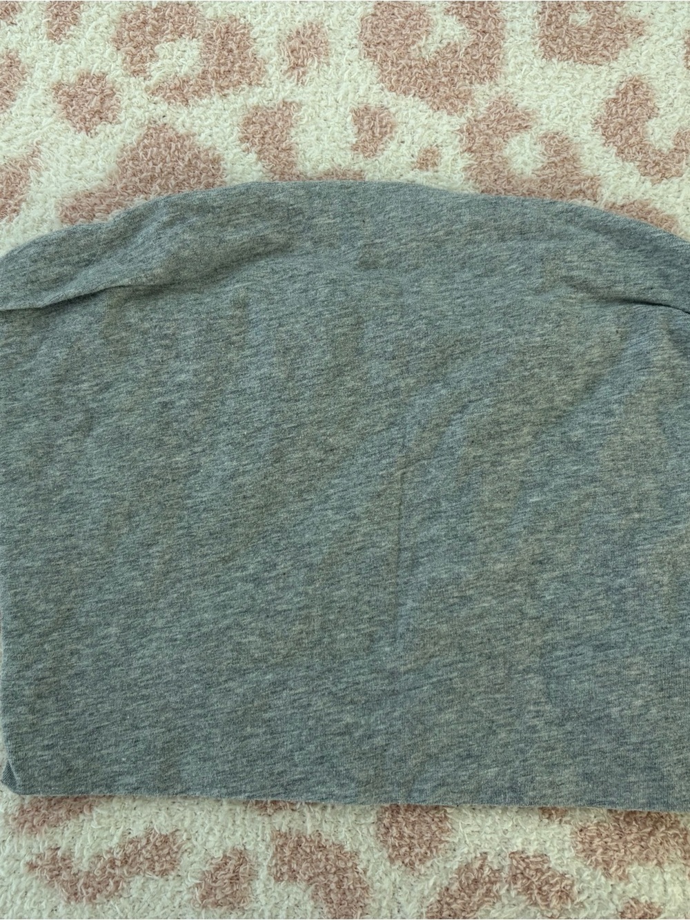 Hazel Boutique Everyday Gray Strapless Crop Top tube top